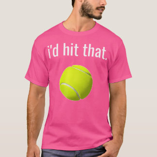 T-shirt Je Frapperais Ce Tennis Amusant Louveur De Tennis