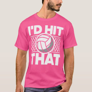 T-shirt Je Frapperais Ce Volley Drôle