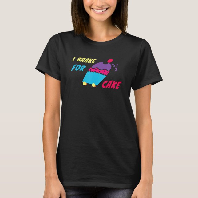 T-shirt Je Freine Pour La Cuisson De Gâteau Frosting Sweet (Devant)