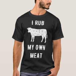T-shirt Je Frotte Ma Propre Vache De Boeuf De Viande