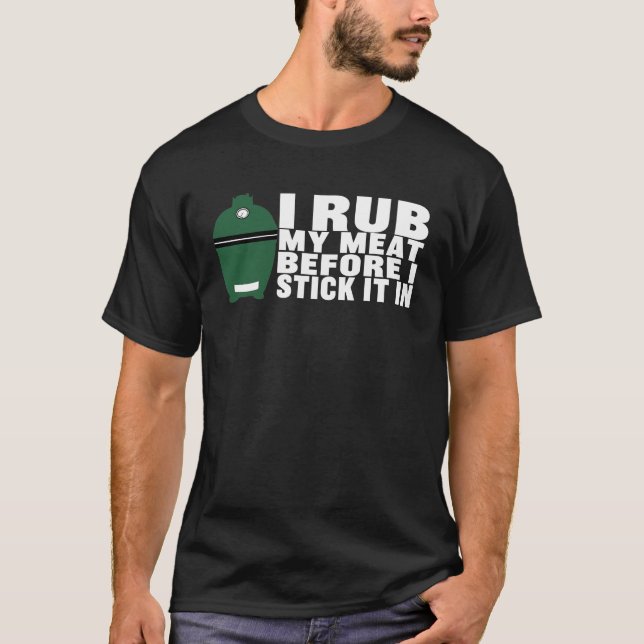 T-shirt Je Frotte Ma Viande Avant De La Sticoter En Cérami (Devant)