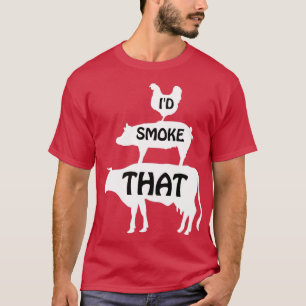 T-shirt Je fume cette mauvaise herbe