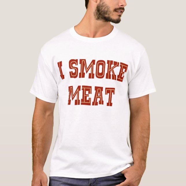 T-shirt Je fume la viande (Devant)