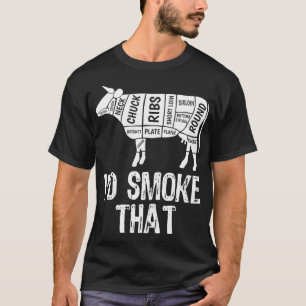T-shirt Je fumerais ce barbecue de vache à griller