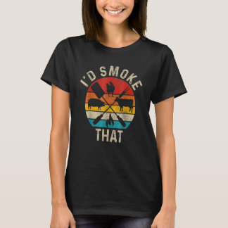 T-shirt Je fumerais cette Fête des pères drôle Chef Fête H