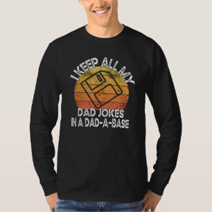 T-shirt Je Garde Tout Mon Père Plaisanter Dans Un Papa Un