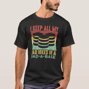T-shirt Je Garde Tout Mon Père Plaisanter Dans Un Papa Un