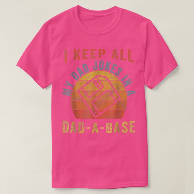 T-shirt Je Garde Tout Mon Père Plaisanter Dans Un Papa Un  (Design devant)