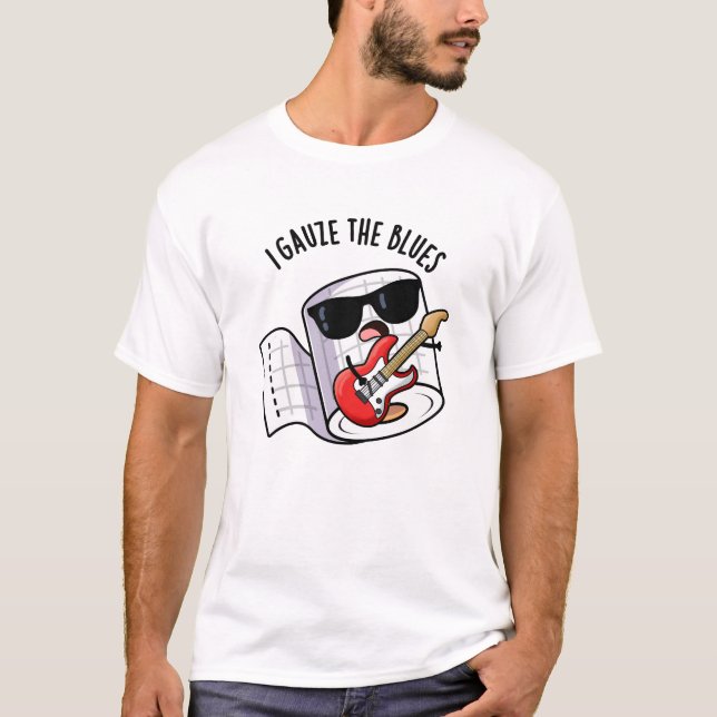 T-shirt Je Gaufie Le Blues Drôle Jeu De Premiers Soins (Devant)