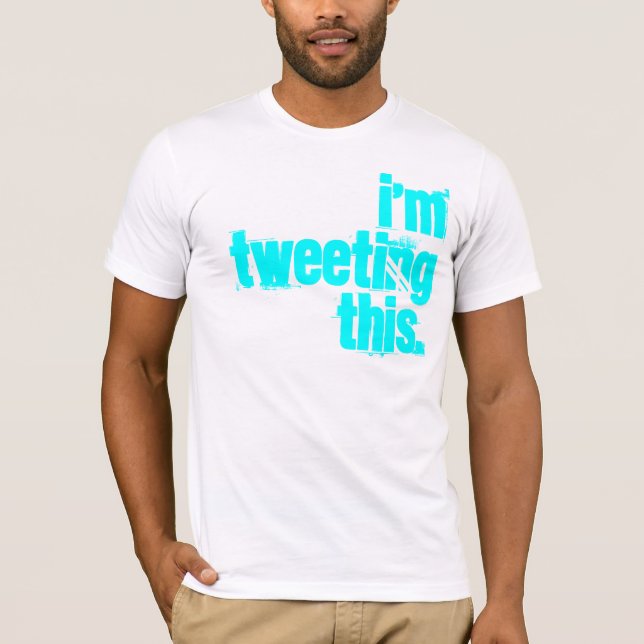 T-shirt je gazouille ceci (Devant)