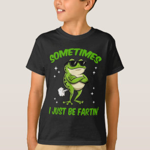 T-shirt Je Grenouille Parfois Embarrassant Rien Que Petant