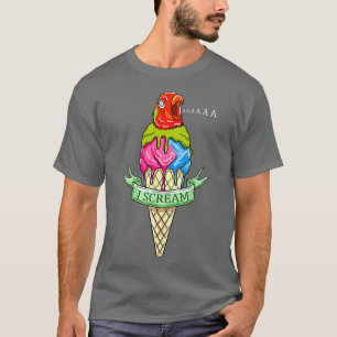 T-shirt Je hurle Lovebird Head Funny Parrot Pun Animaux