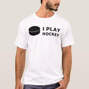 T-shirt Je joue au hockey !