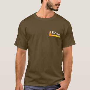T-shirt Je joue au volleyball Sun jaune - pièce en t Brow