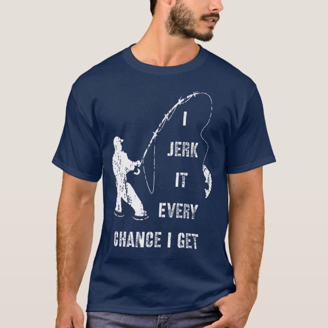 T-shirt Je Joue Il Chaque Chance J'Obtiens Amusant Pêche C (Devant)
