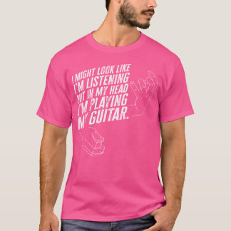 T-shirt Je Joue Ma Guitare Dans Mon Chef Jazz Musicien Jaz