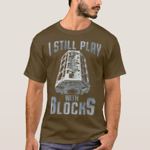 T-shirt Je Joue Toujours Avec Blocs Mécanique Cadeau Premi