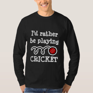 T-shirt Je jouerais plutôt de longues chemises de douille