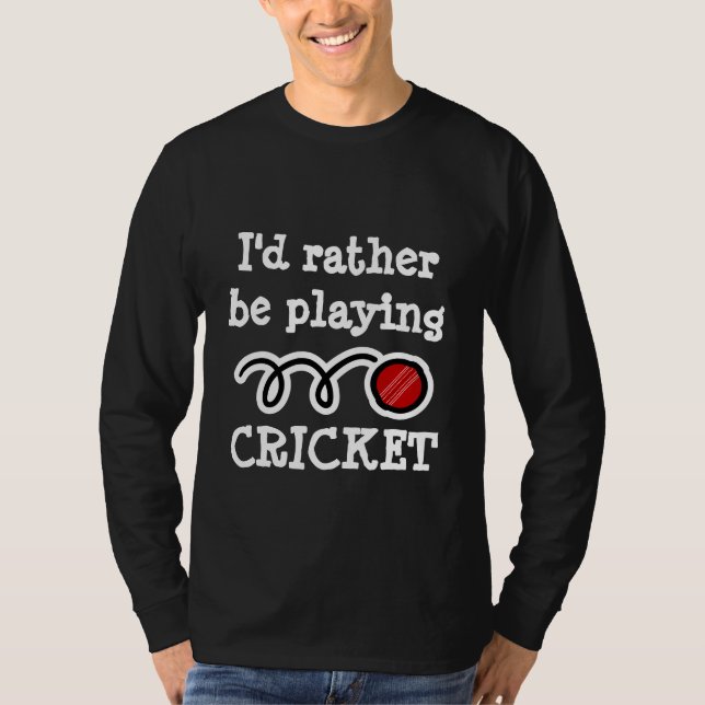 T-shirt Je jouerais plutôt de longues chemises de douille (Devant)