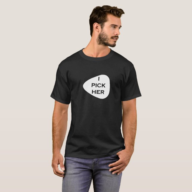 T-shirt Je la sélectionne (Devant entier)