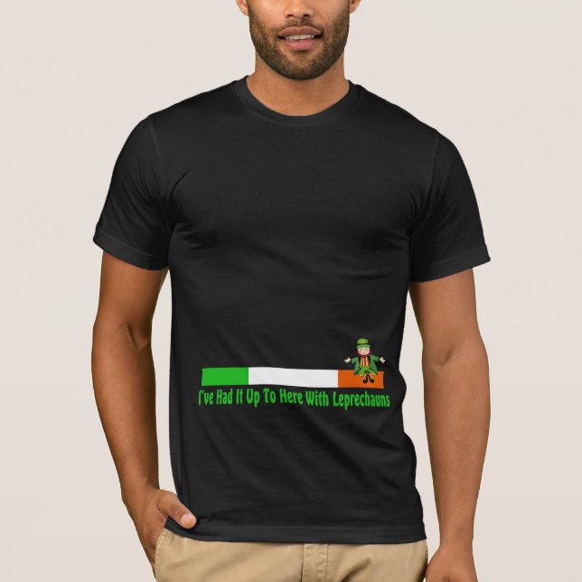 T-shirt Je l'ai eu ici avec Leprechauns (Devant)