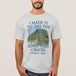 T-shirt Je l'ai fait jusqu'au dessus du cratère principal