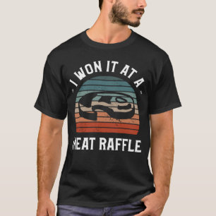 T-shirt Je L'Ai Gagné À Une Bouche À La Boucherie À Raffle