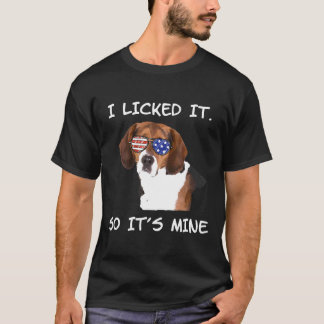 T-shirt Je L'Ai Laissé Comme Son Chien Beagle De Mine