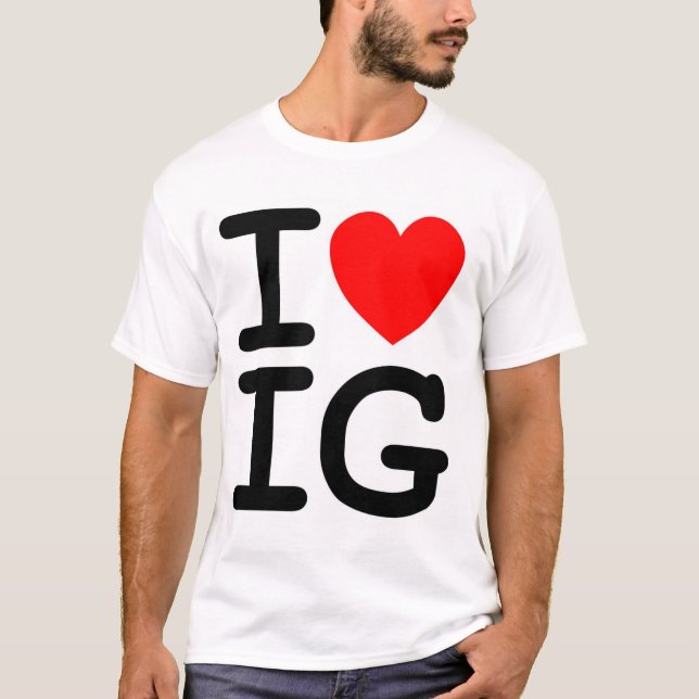 T-shirt je l'aime (Devant)