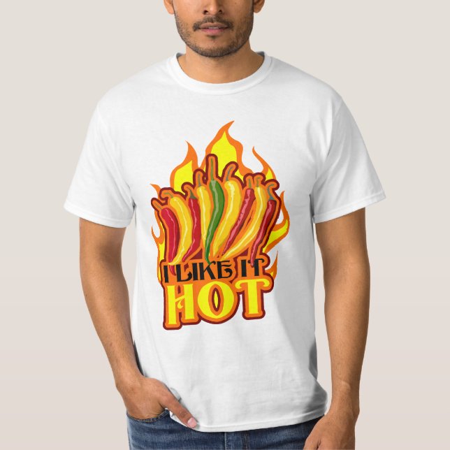 T-shirt Je l'aime chaud (Devant)
