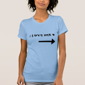 T-shirt Je l'aime - chemise de couples