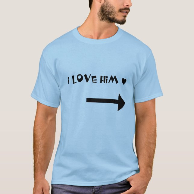 T-shirt Je l'aime - chemise de couples (Devant)