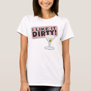 T-shirt Je l'aime chemise sale
