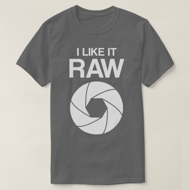 T-shirt Je l'aime cru - caméra - photographes - drôle (Design devant)