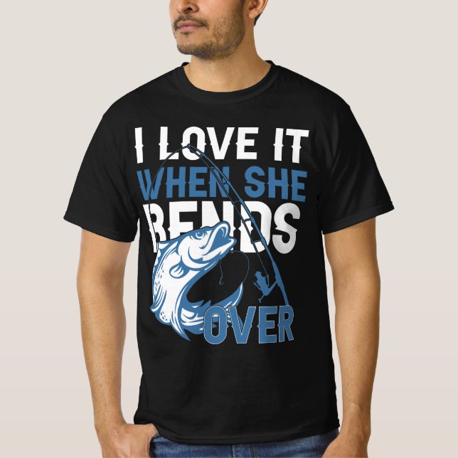 T-shirt Je L'Aime Quand Elle Se Bend (Devant)