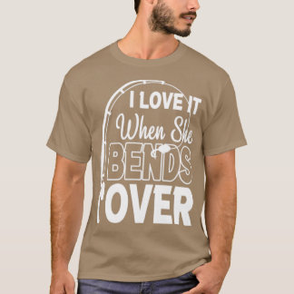 T-shirt Je L'Aime Quand Elle Se Passe Sur Du Poisson Drôle