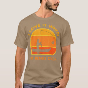 T-shirt Je l'aime quand elle se penche sur le roman de pêc