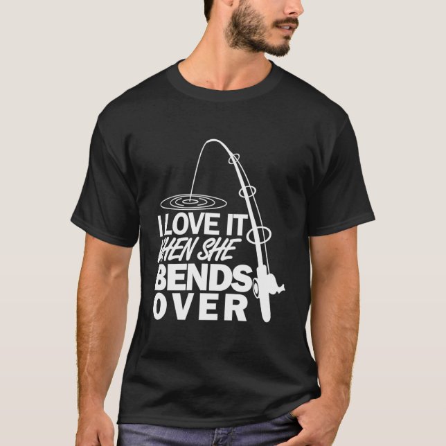 T-shirt Je L'Aime Quand Elle Tire Sur La Pêche (Devant)