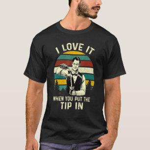 T-shirt Je L'Aime Quand Vous Mettez Le Pourboire Dans Bart