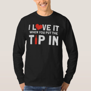 T-shirt Je L'Aime Quand Vous Mettez Le Pourboire Dans Bart