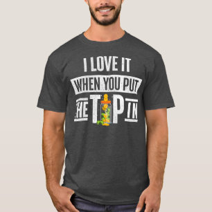 T-shirt Je L'Aime Quand Vous Mettez Le Tip Bartender Tapst