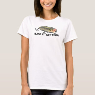 T-shirt Je l'aime sur le dessus supérieur de dames (de