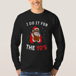 T-shirt Je le fais pour le Père Noël Noir Africain de Yo