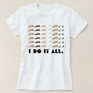 T-shirt Je Le Fais Tout Ballet Tap Jazz Lyrical Chaussure 