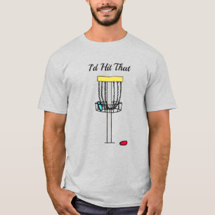 T-shirt Je le ferais, Disc Golf Pun