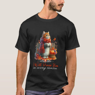 T-shirt Je Le Louerai En Toute Saison Automne K Chrétien