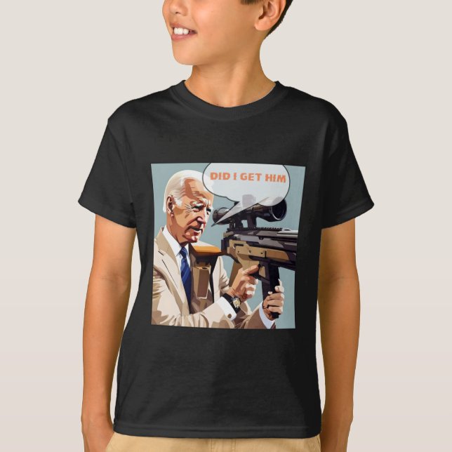 T-shirt Je L'Emmène Trump 2024 à l'épreuve des balles (Devant)
