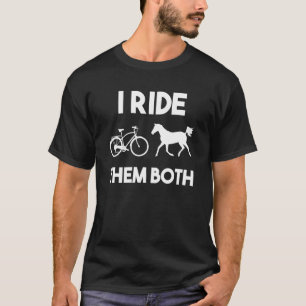 T-shirt Je Les Embarque Les Deux Cheval Rider Equestrian