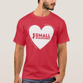T-shirt Je ❤️ les petites entreprises du NJ