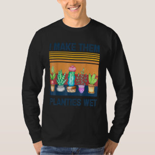 T-shirt Je Les Rends Places Jardin Humide Plante Sarcasti